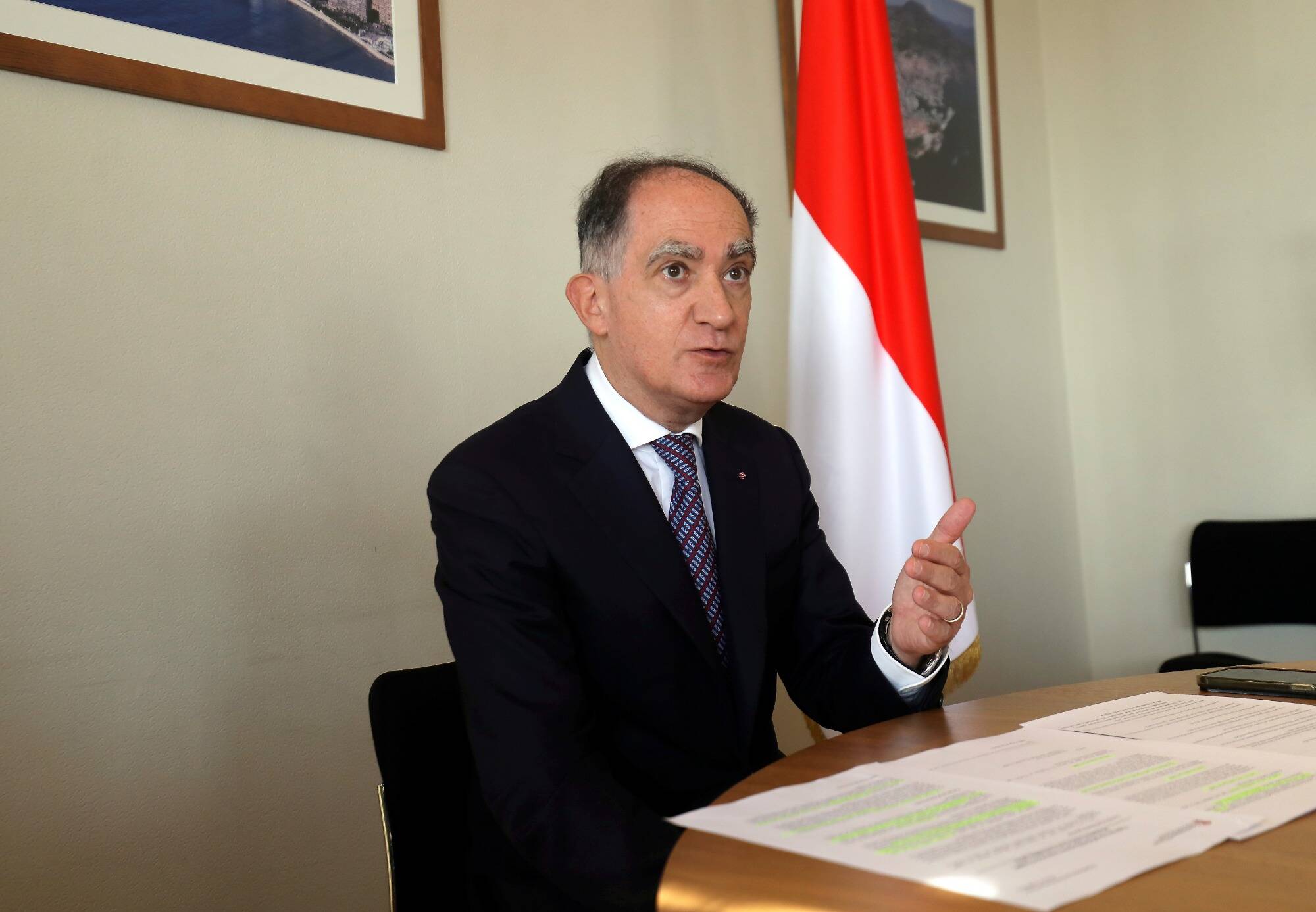 Le ministre de l'Economie et des Finances de Monaco Jean Castellini quitte ses fonctions