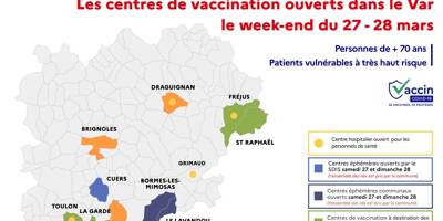 Où se faire vacciner ce week-end dans le Var?