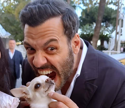 Ce petit chien cannois prend des selfies avec les plus grandes stars du Festival, nous l'avons rencontré sur le tapis rouge