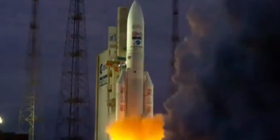 Voici les superbes images de l'ultime vol de la fusée européenne Ariane 5
