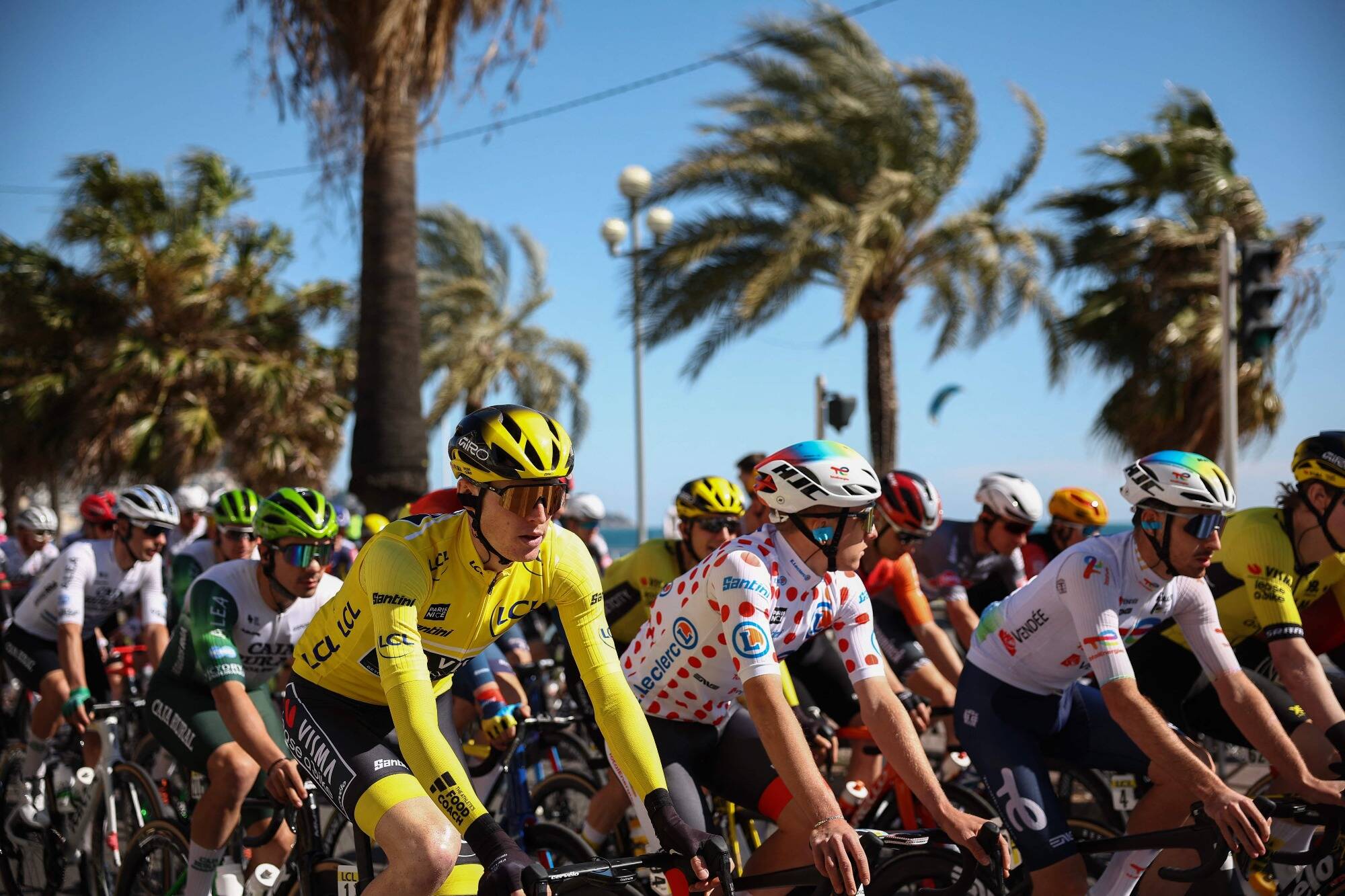 La 8e étape de Paris-Nice est partie de Nice, Matteo Jorgenson proche de la victoire?