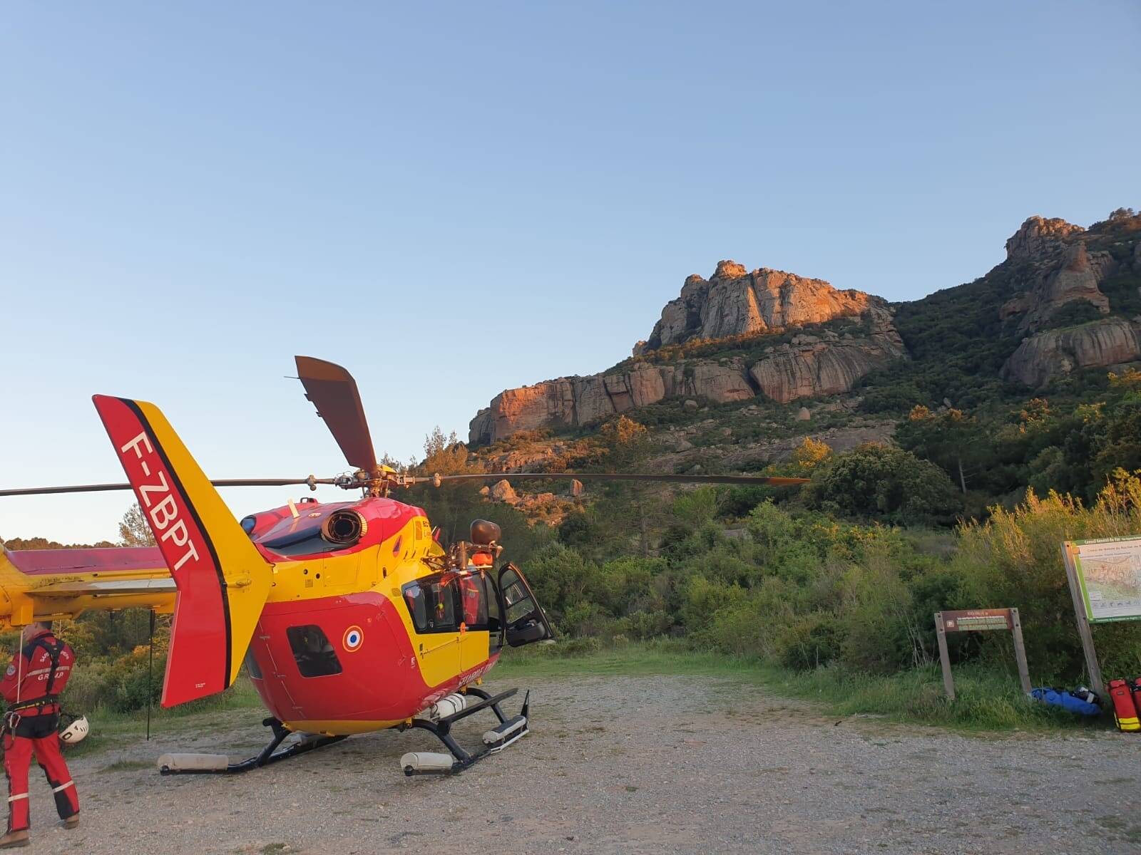 Une femme blessée au dos suite à une chute en forêt à Aups