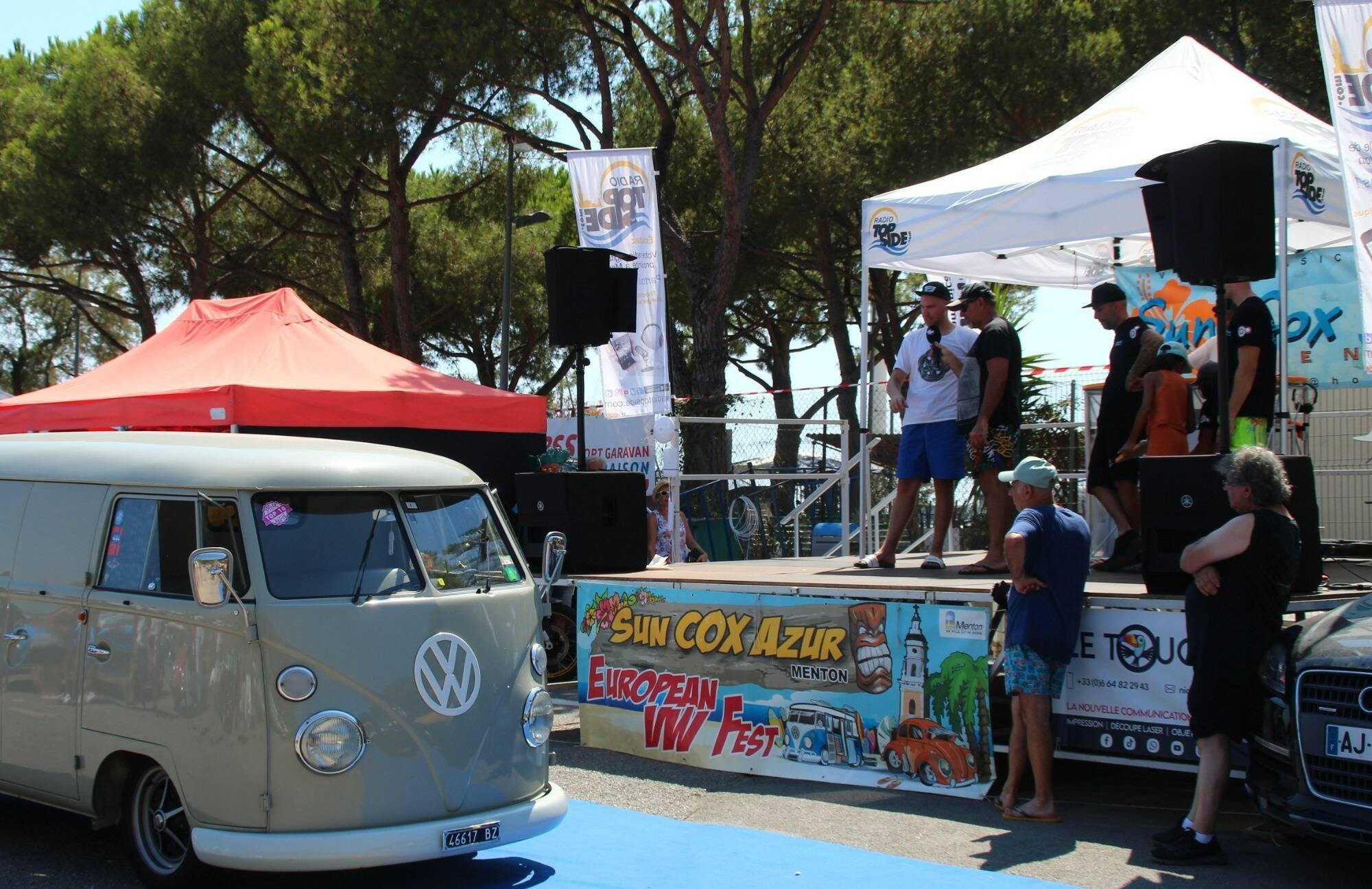 Malgré la canicule, le VW European Fest a fait le plein de "Coccinelle" et de visiteurs à Menton