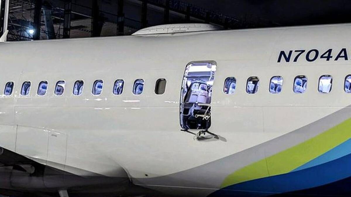 Boeing 737 d'Alaska Airlines: retrouvée, la porte arrachée en plein vol va  aider l'enquête - Nice-Matin