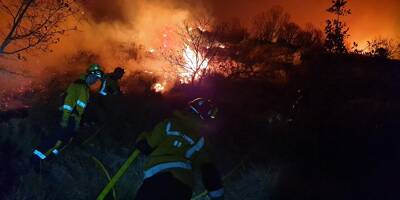 80 pompiers engagés, 50ha brûlés... On fait le point sur l'incendie toujours en cours à Saint-Vallier-de-Thiey