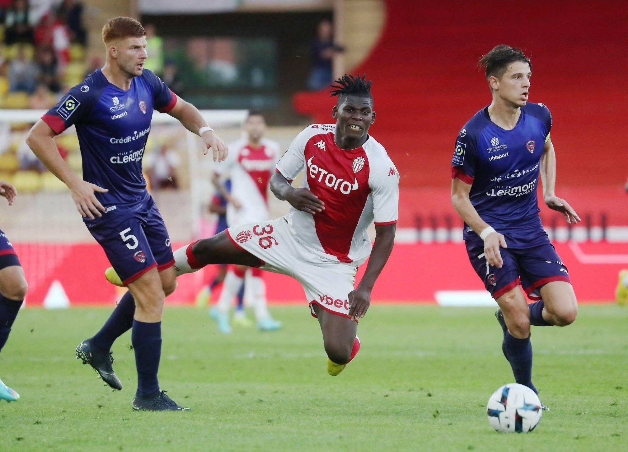 Embolo s'est démené, les notes des joueurs de l'AS Monaco après leur nul 1-1 contre Clermont