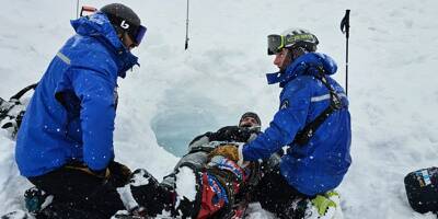 En exercice, les CRS Montagne testent le drone pour détecter les victimes après une avalanche