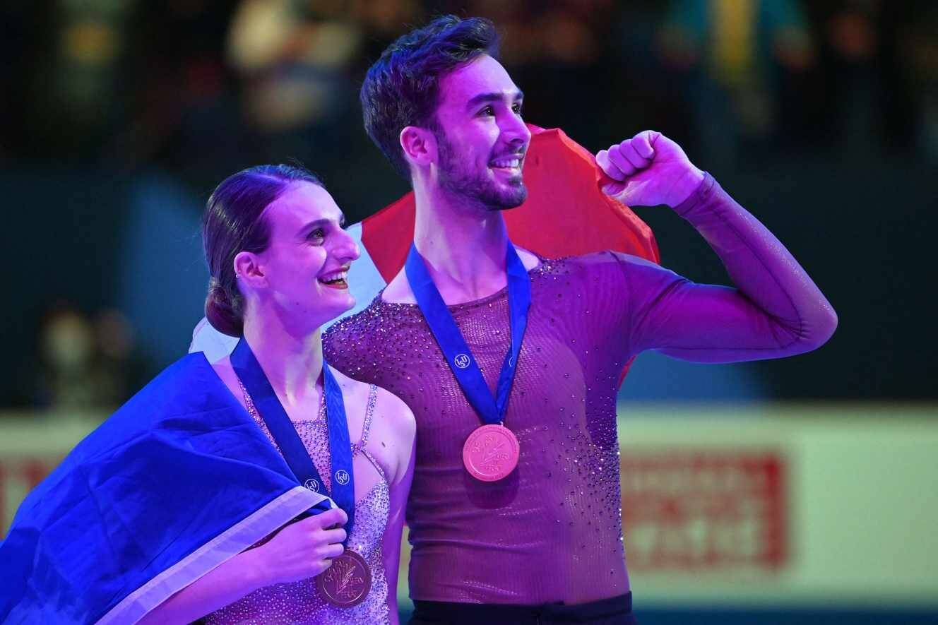 Mondiaux de patinage: "Un retour parfait, une saison parfaite", salue l'entraîneur de Papadakis/Cizeron