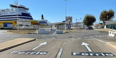 Avez-vous remarqué cette faute d'orthographe sur le tarmac du port de Toulon?