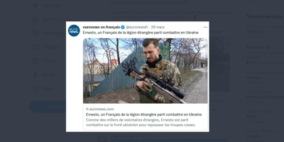 Ernesto, un légionnaire français parti faire la guerre en Ukraine? La colère de la Légion étrangère
