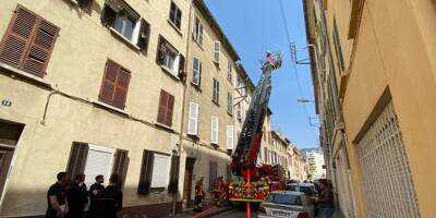 Le feu d'appartement a été éteint par les pompiers à Toulon, pas de victime