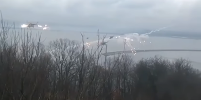 Une impressionnante vidéo des hélicoptères russes attaquant l'Ukraine