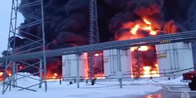 L'Ukraine a attaqué un dépôt pétrolier en Russie, les images sont impressionnantes
