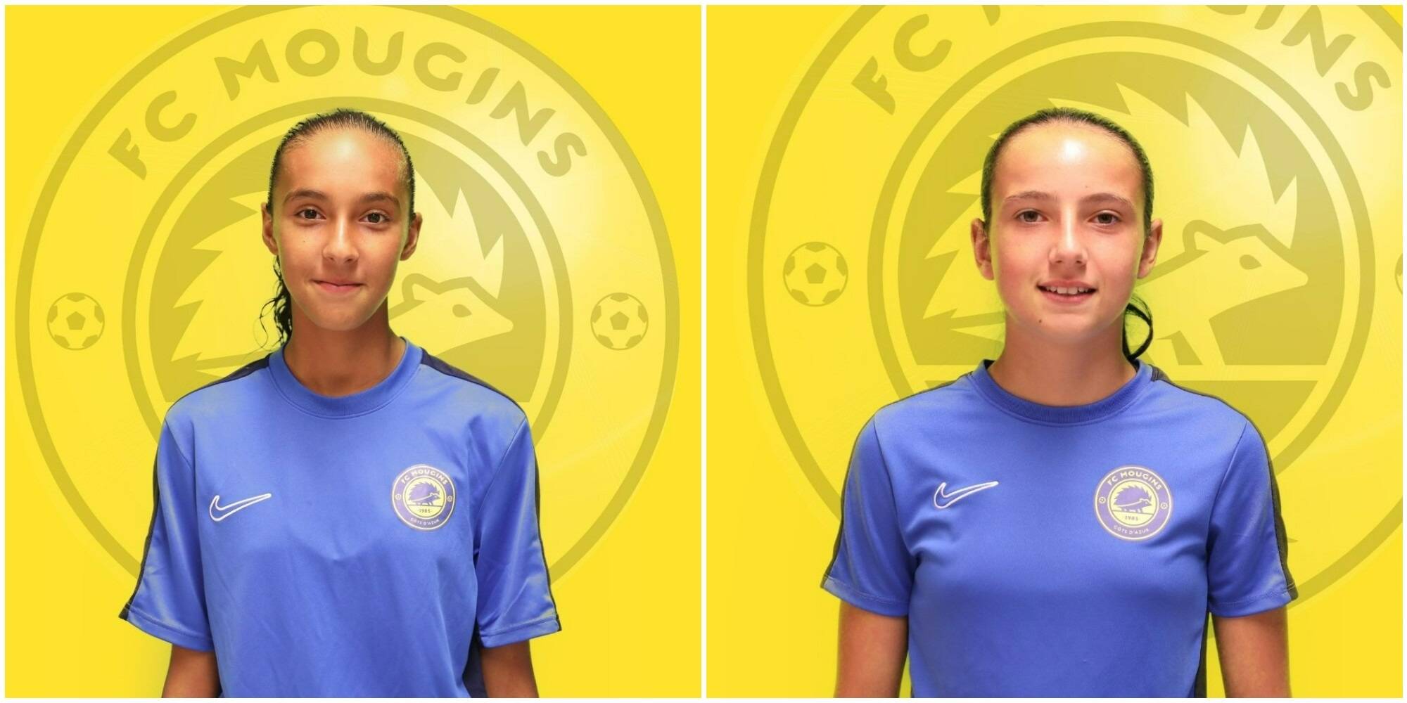Impressionnantes, ces deux footballeuses de la Côte d'Azur sélectionnées parmi les meilleures de la région pour le Challenge interligues U15F à Amiens