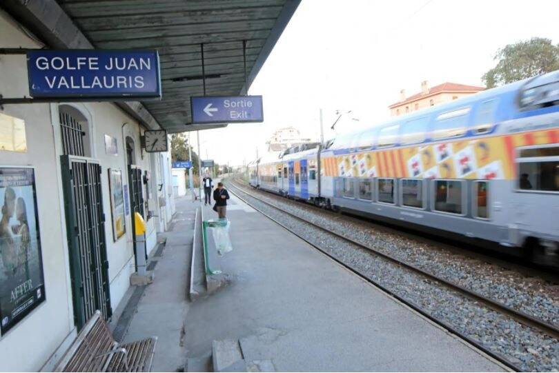 Une personne happée par un train au niveau de Golfe-Juan, le trafic interrompu entre Cannes et Nice