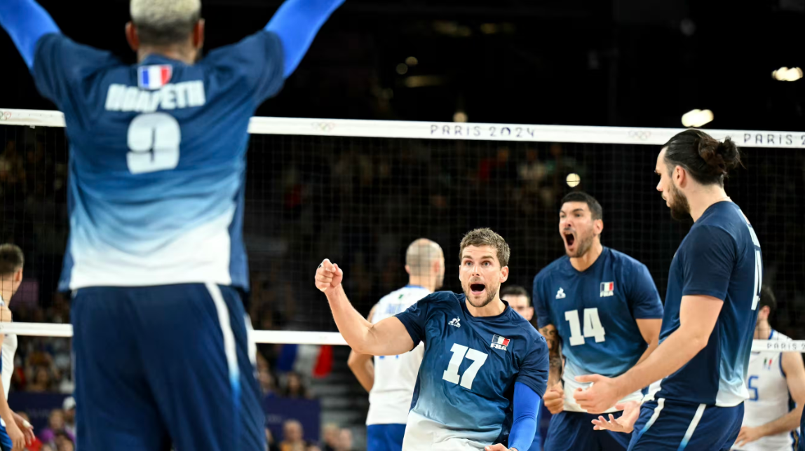 JO: la France en finale de volley pour défendre son titre face à la Pologne