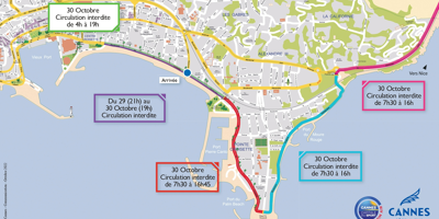 Le bord de mer piéton sera piéton ce dimanche entre Cannes et Antibes en raison du marathon des Alpes-Maritimes
