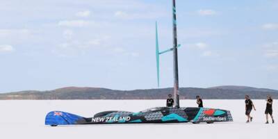Un véhicule propulsé par le vent dépasse 222 km/h, record du monde pulvérisé