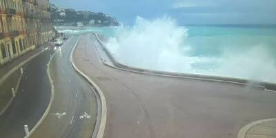 Vigilance météo: la Ville de Nice décide de fermer le quai des États Unis