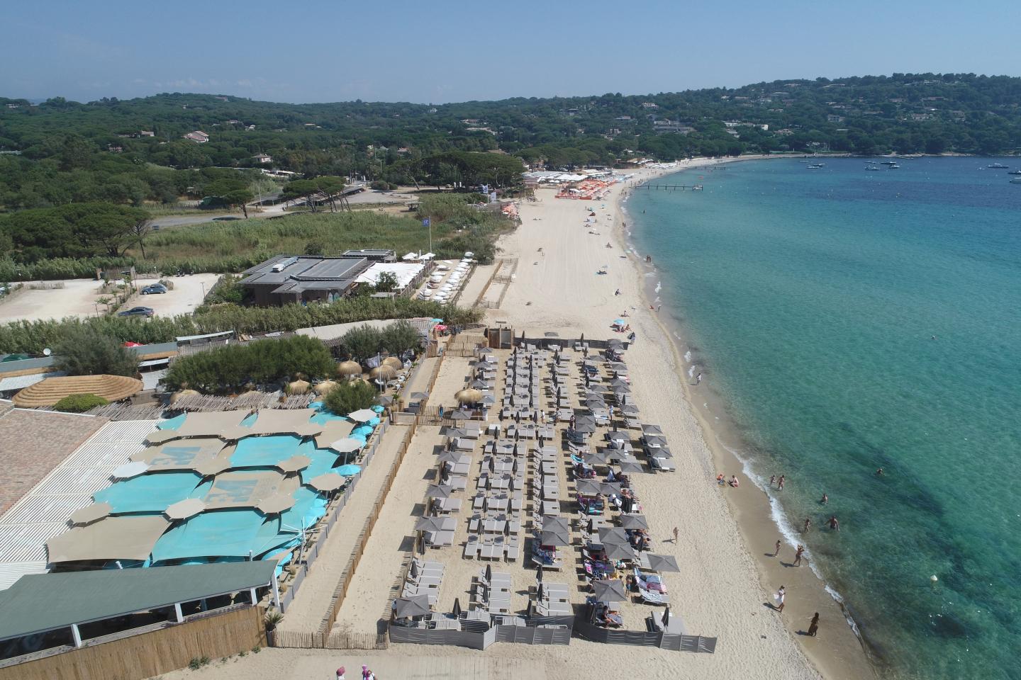 La mue de Pampelonne révélée depuis les airs VarMatin