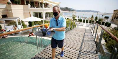 PHOTOS. Comment s'adaptent les salariés à la pandémie de coronavirus dans ce palace de Monaco