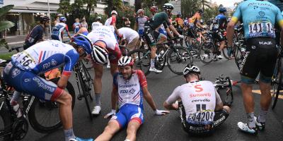 Thibaut Pinot avant le départ de la deuxième étape: 