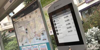 A Menton, un écran numérique pour ne plus louper son bus