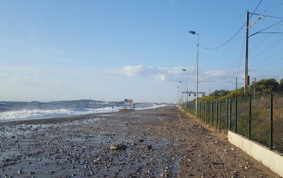 La route du bord de mer toujours fermée entre Antibes et VilleneuveLoubet ce mercredi NiceMatin