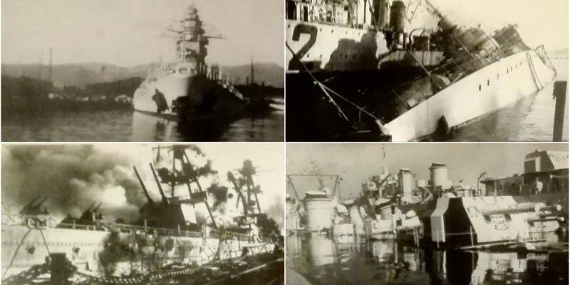 12 photos pour revivre le sabordage de la flotte française en rade de ...