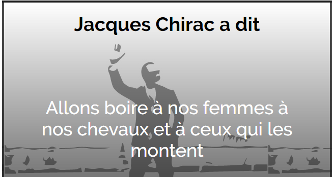 Jacques A Dit Testez Notre Generateur Des Meilleures Citations De Jacques Chirac Nice Matin