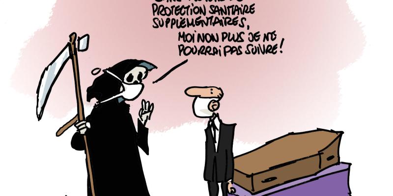 Pompes funèbres "Si le nombre de décès devenait exceptionnel, nous n