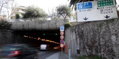 Un accident sur la voie Mathis ce samedi à Nice, le tunnel Malraux et plusieurs entrées fermés