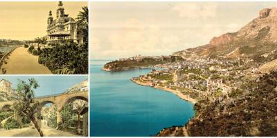 A quoi ressemblait Monaco au 19e siècle? Voici la réponse... en couleurs