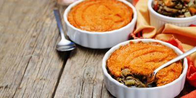 LA RECETTE DU JOUR. Parmentier de potiron, échalotes et shiitakés