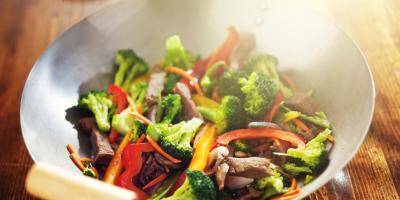 LA RECETTE DU JOUR. Wok de boeuf et légumes croquants