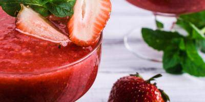 LA RECETTE DU JOUR. Soupe de fraises, menthe, gingembre