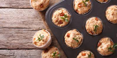 LA RECETTE DU JOUR. Cupcakes de pommes de terre, bacon et noix