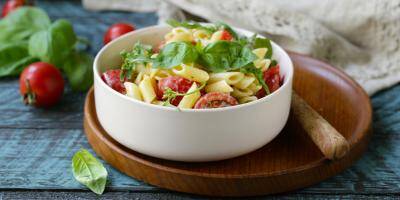LA RECETTE DU JOUR. Salade de tomates et pâtes au basilic