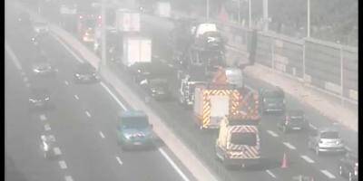 Un accident en direction de Toulon perturbe fortement la circulation sur l'autoroute
