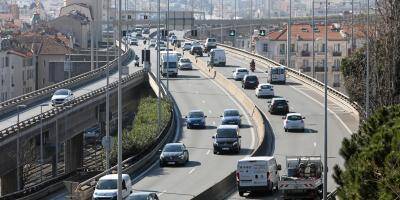 Un accident sur la voie Mathis provoque un important ralentissement à Nice ce vendredi matin