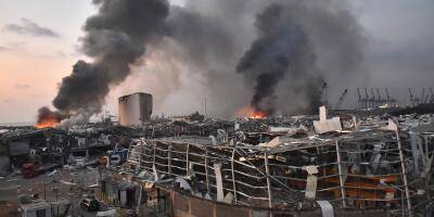 Au moins 50 morts et 2.750 blessés dans les puissantes explosions du port de Beyrouth au Liban