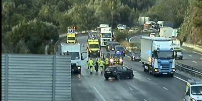 Un accident perturbe la circulation sur l'A8 ce mardi matin