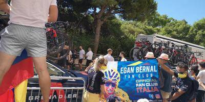 Enthousiasme et grand soleil au départ de la deuxième étape du Tour de France à Nice