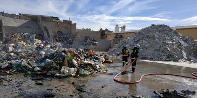 Un feu de matériaux rapidement contenu à La Garde