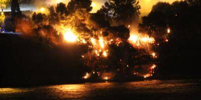 Le spectaculaire incendie de la nuit dernière à Saint-Jean-Cap-Ferrat n'était qu'un petit feu de broussaille