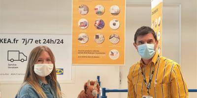 Ikea collecte des dons en faveur des sinistrés des Alpes-Maritimes à La Valette