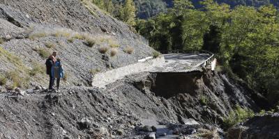 Chaussées effondrées, éboulements... Le point sur l'état des routes lundi à 21 heures dans les Alpes-Maritimes