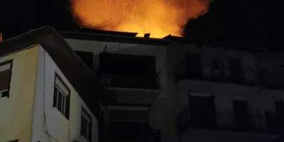 VIDEO. Un appartement en flammes dans le centre de Saint-Martin-Vésubie