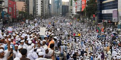 Encore plus de 50.000 manifestants contre la France ce lundi au Bangladesh
