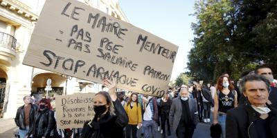 Les manifestants avaient-il le droit de défiler ce samedi à Nice malgré le confinement?